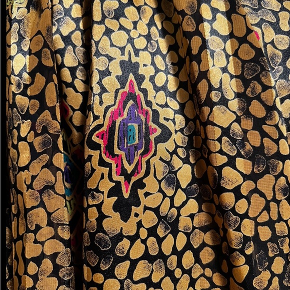 Vintage Nicole Blakes Petites Gold Turtle Neck Blouse - Picture 6 of 16